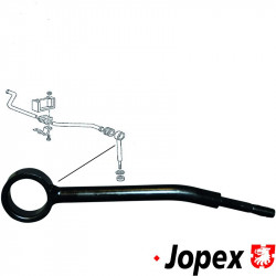 Connecting link for anti roll bar, front, left