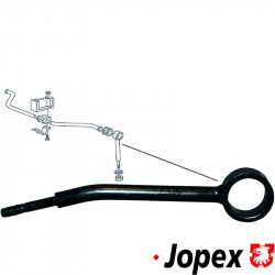 Connecting link for anti roll bar, front, right