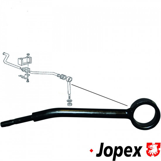 Connecting link for anti roll bar, front, right