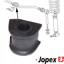 Grommet for anti roll bar, front, inner, Ø21 mm