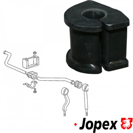 Grommet for anti roll bar, front, inner, Ø19 mm