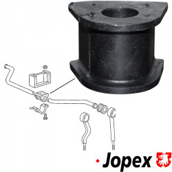 Grommet for anti roll bar, front, inner, Ø20 mm