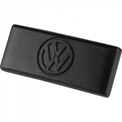 Cover cap for steering wheel center, VW Original, sort