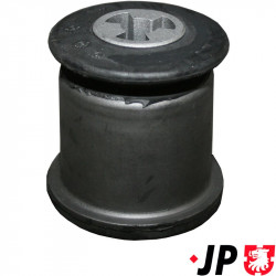 Rubber mount for rear axle beam, outer, left/right