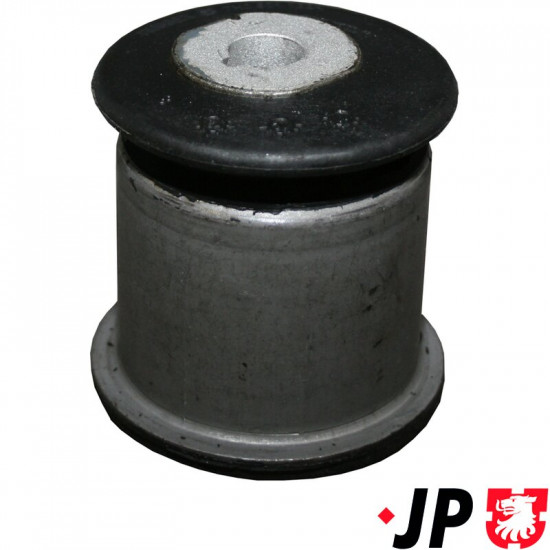 Rubber mount for rear axle beam, inner, left/right