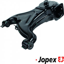 Wishbone with bushings, rear, left