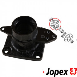 Wheel bearing housing, rear, left/right