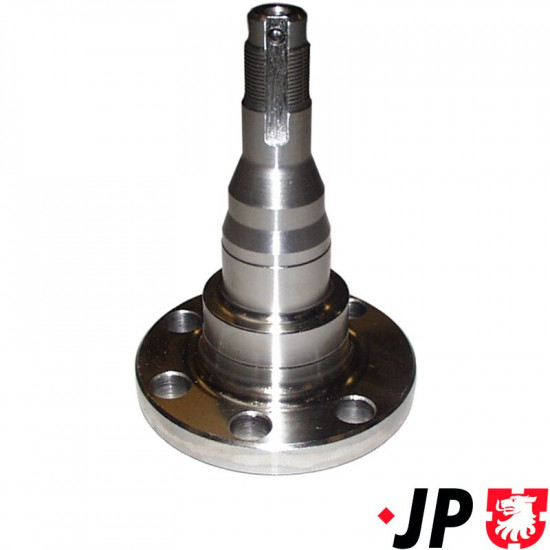 Stub axle, rear, for drum brake, 6 holes