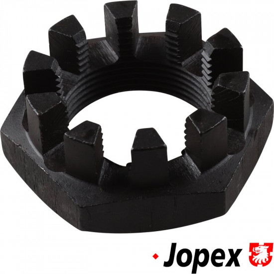 Castle nut for brake drum rear, 10 crowns, M30x1.5