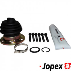 Axle boot set for CV joint, rear, inner