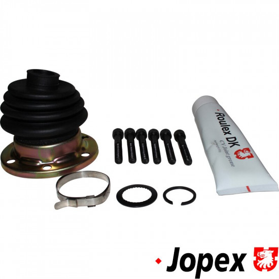 Axle boot set for CV joint, rear, inner