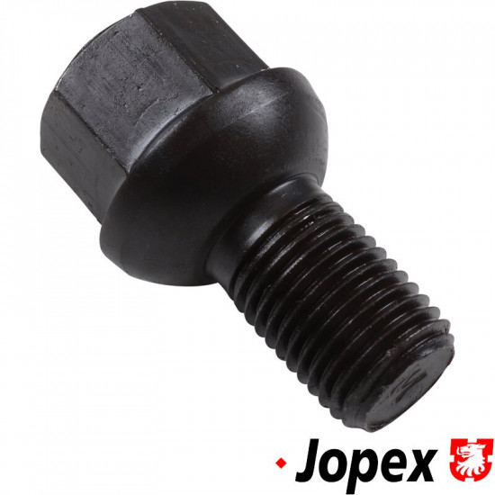 Wheel bolt for steel wheels, front, M14x1.5x19