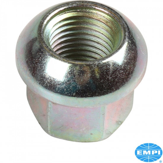 Wheel nut with ball seat, Porsche Style, M14x1.5 mm, galvanised, bulk
