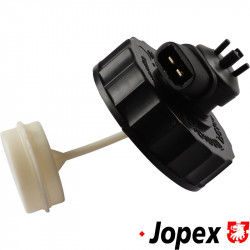 Cap for brake fluid reservoir with sensor, black