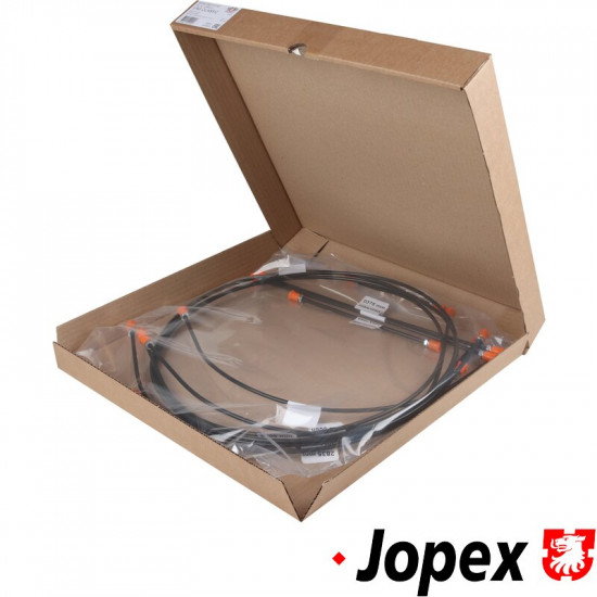 Brake line kit, 10 pcs. (87-92) Plastic coated