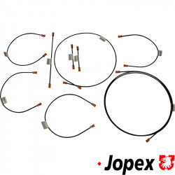 Brake line kit, 9 pieces