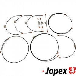 Brake line kit, 10 pieces