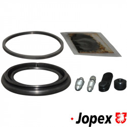 Repair kit for brake caliper, front. For one caliper