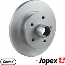 Brake disc, front, 258x16 mm, coated, mark II caliper, not ABS