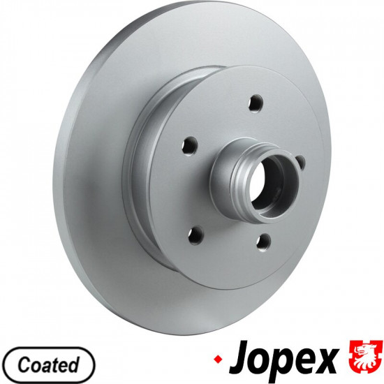 Brake disc, front, 258x16 mm, coated, mark II caliper, not ABS