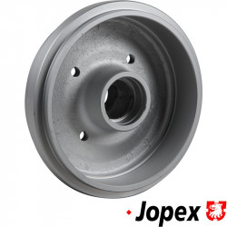 Brake drum 180x38.5 mm with 4 holes, rear