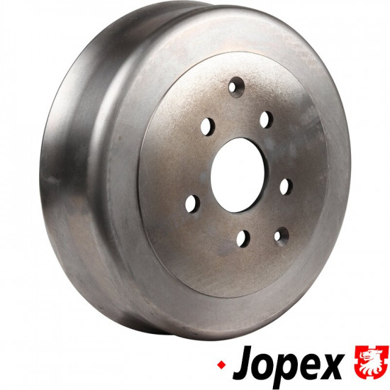 Brake drum, 270x37.5 mm, with 5 holes, rear