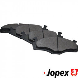 Brake pad set, front, 19.5 mm