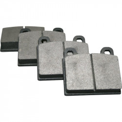 Brake pad set, front, 19.0 mm