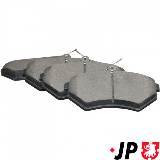Brake pad set, front, 16.25 mm