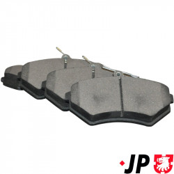 Brake pad set, front, 19.6 mm