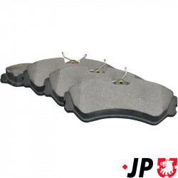 Brake pad set, front, for 14" wheels,19.0 mm"