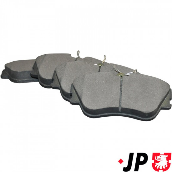 Brake pad set, front, for 15" wheels 19.2 mm