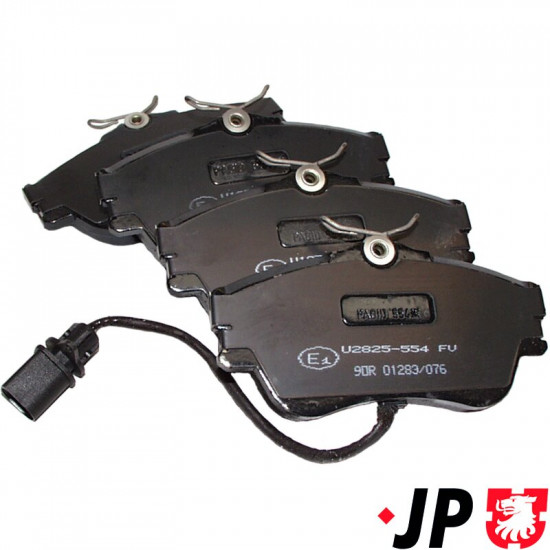 Brake pad set, front, 19.2 mm