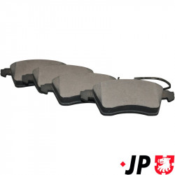 Brake pad set, front, 20,6 mm