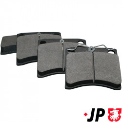Brake pad set, front, 18.2 mm