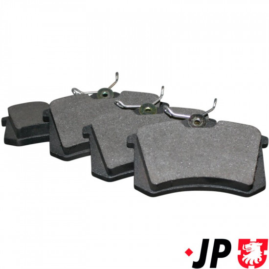 Brake pad set, rear, 15.2 mm