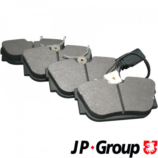Brake pad set, rear, 16.5 mm