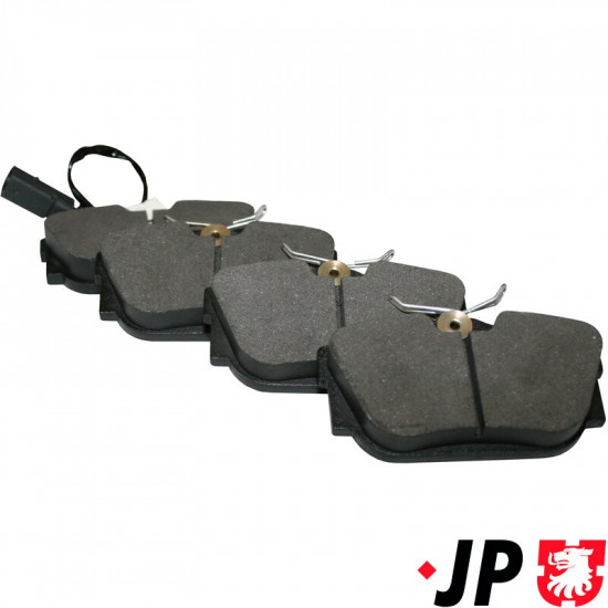 Brake pad set, rear, 17.3 mm