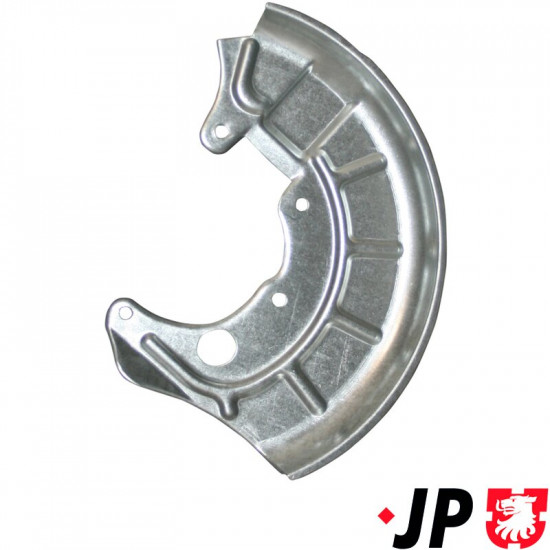 Splash shield, front, left