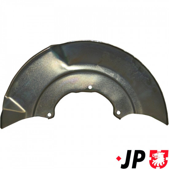 Splash shield, front, left