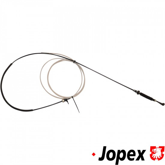 Accelerator cable, 3980 mm. Fits LHD vehicles