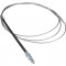Clutch cable, 3855 mm. Fits LHD vehicles