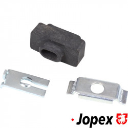 Clutch cable attaching kit, for self-adjusting clutch