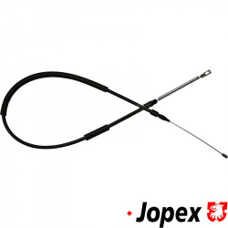 Handbrake cable, drum brake, 1415 mm, rear, left