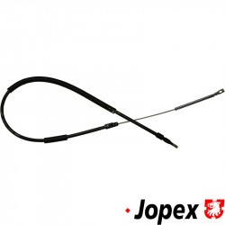 Handbrake cable, drum brake, 1400 mm, rear, right