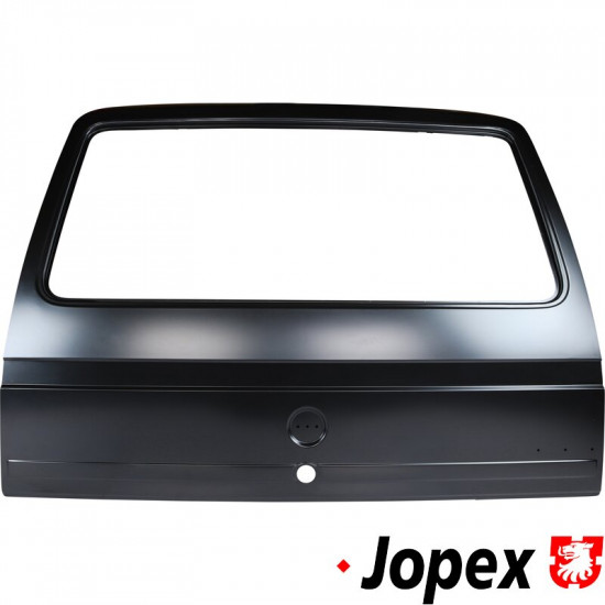 Tailgate, large lock version. Holes for emblems at centre and on right side