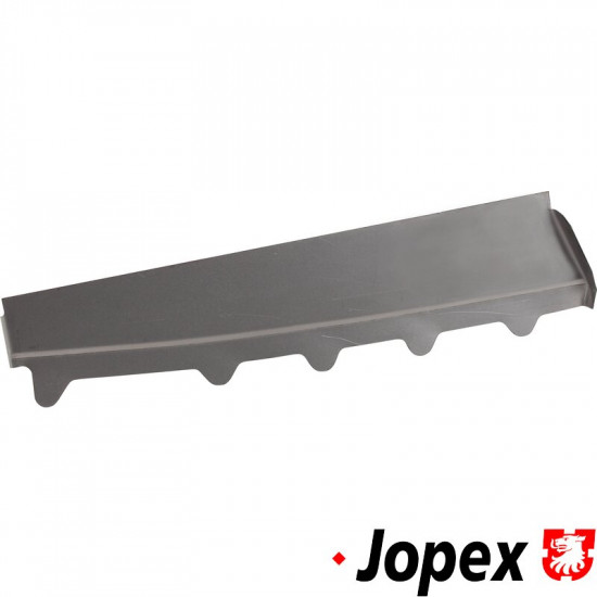 Platform tray to corner filler plate, right