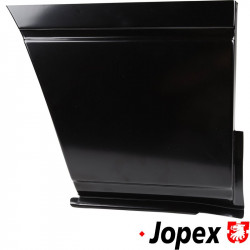 Rear side panel, before rear wheel, lower section, right