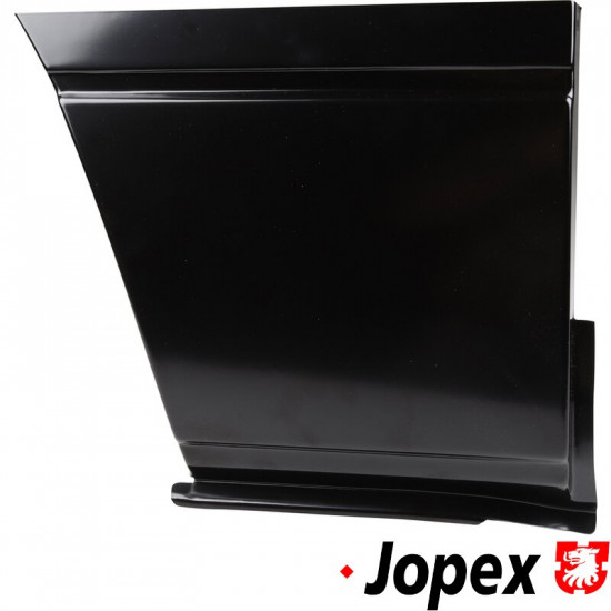 Rear side panel, before rear wheel, lower section, right