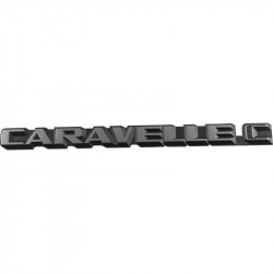 Emblem, "Caravelle C", for tailgate, chrome